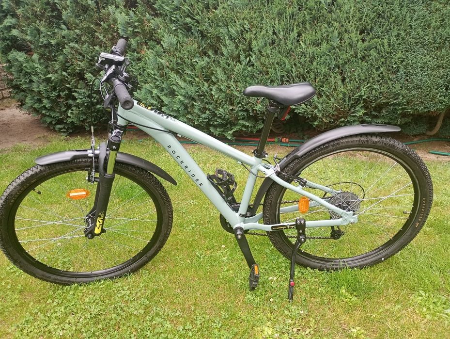 Rower - Rockrider- 26' -  szary w pełni wyposażony