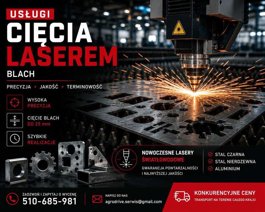 Usługa Cięcia Laserowego CNC | Realizacja na Wymiar