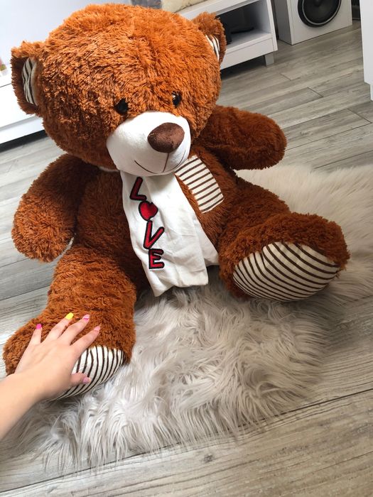 Miś pluszak duży + ośmiornica na humory dwustronna dwukolorowa