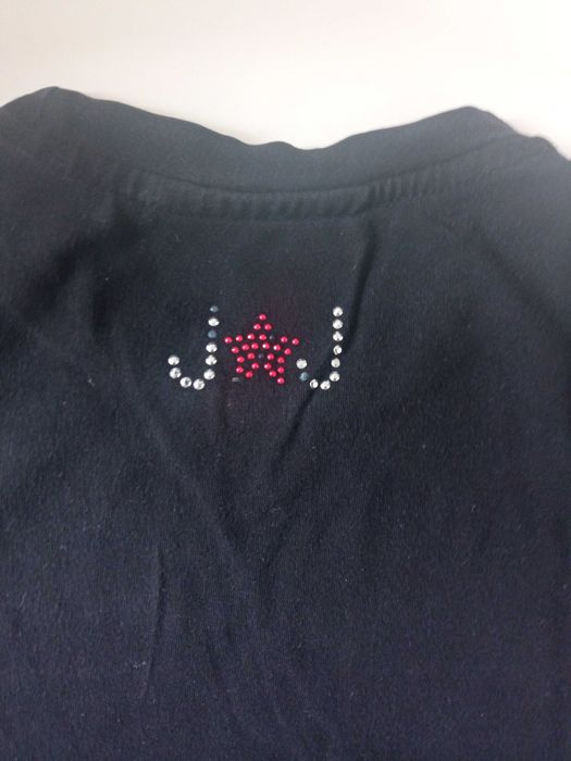 James Jones czarna koszulka t-shirt bawełna r L