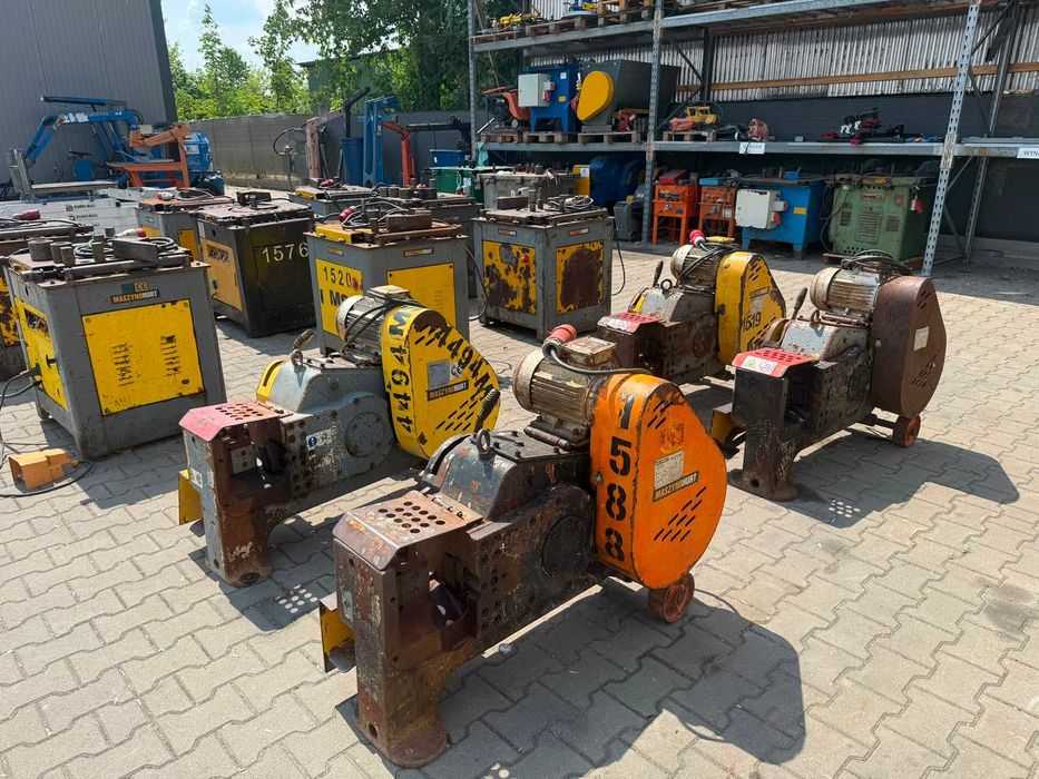 Gilotyna Nożyce mechaniczne elektryczne FOX 46 do cięcia drutu prętów stali do Ø 46mm żelbety szalunki