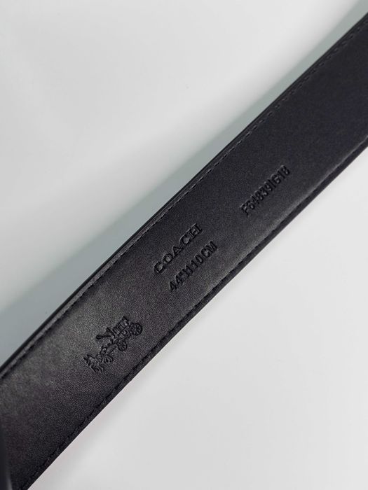 Шкіряний ремінь Coach | Кожаный ремень Коач | Нові