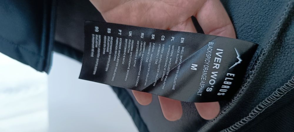 Elbrus damska kurtka Softshell czarna r M