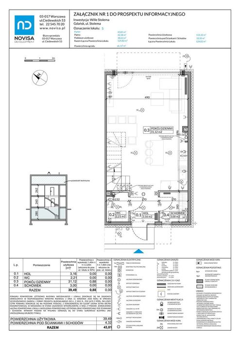 5-pokojowy dom 123m2 + ogródek Bezpośrednio