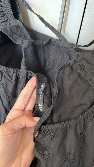 Жіночий комбінезон Zara з прошви, комбінезон з шортами Зара, розмір S