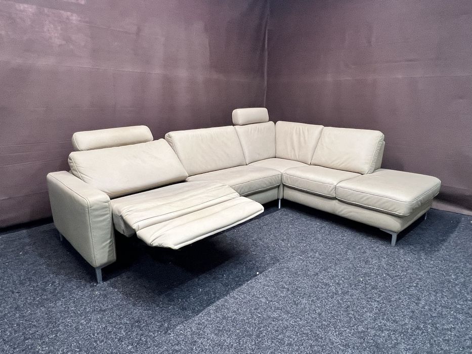 Диван кутовий реклайнер тканина