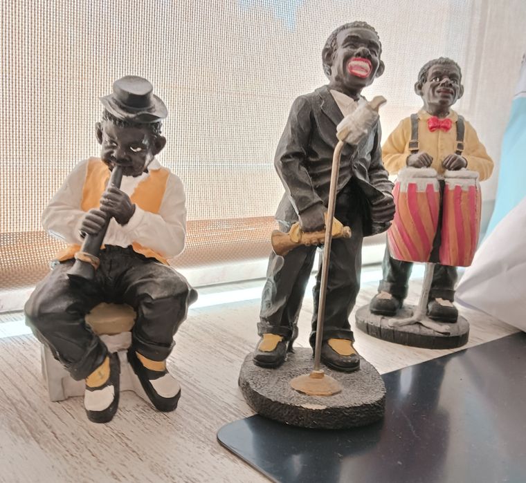 Peças decorativas trio de jazz