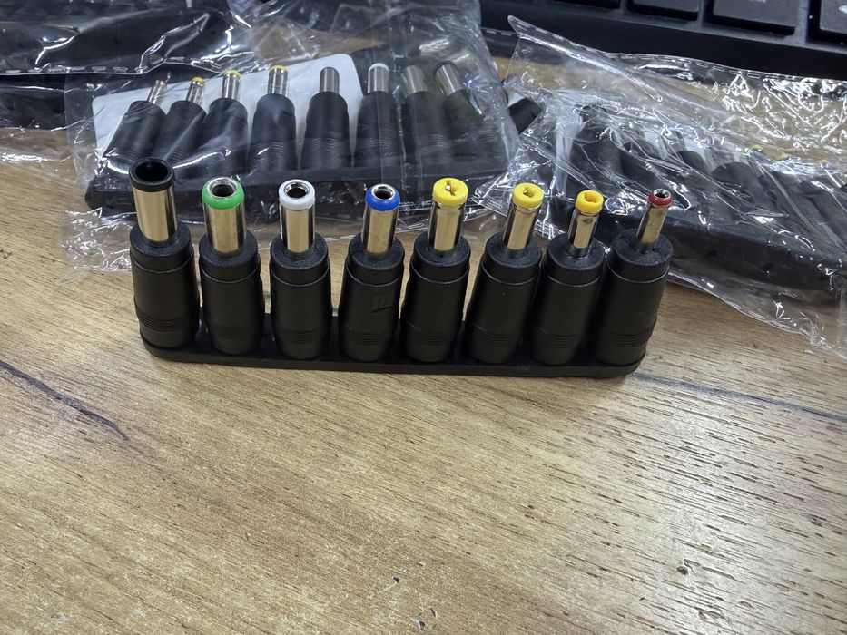 Набір перехідників адаптерів роз’ємів для техніки з dc 5.5x2.1