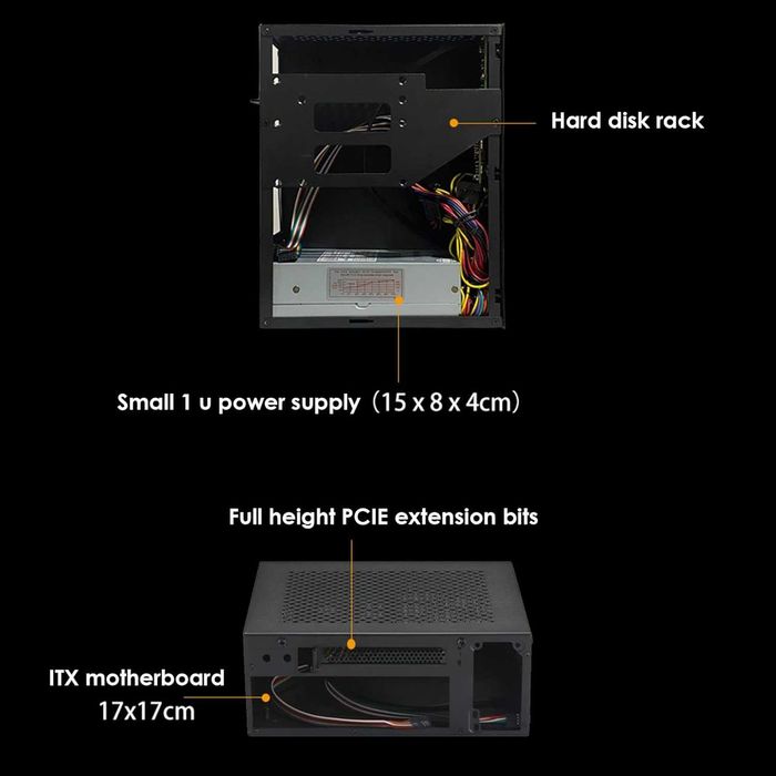 Mini PC chassis de secretária SKTC
