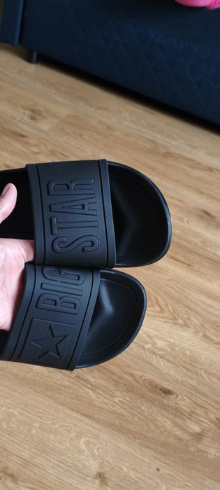 Klapki na basen czarne big star 40