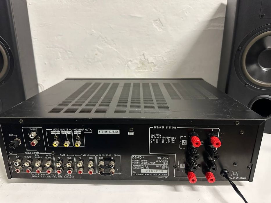 Wzmacniacz stereo Denon PMA 500 V, 2*130 watt.