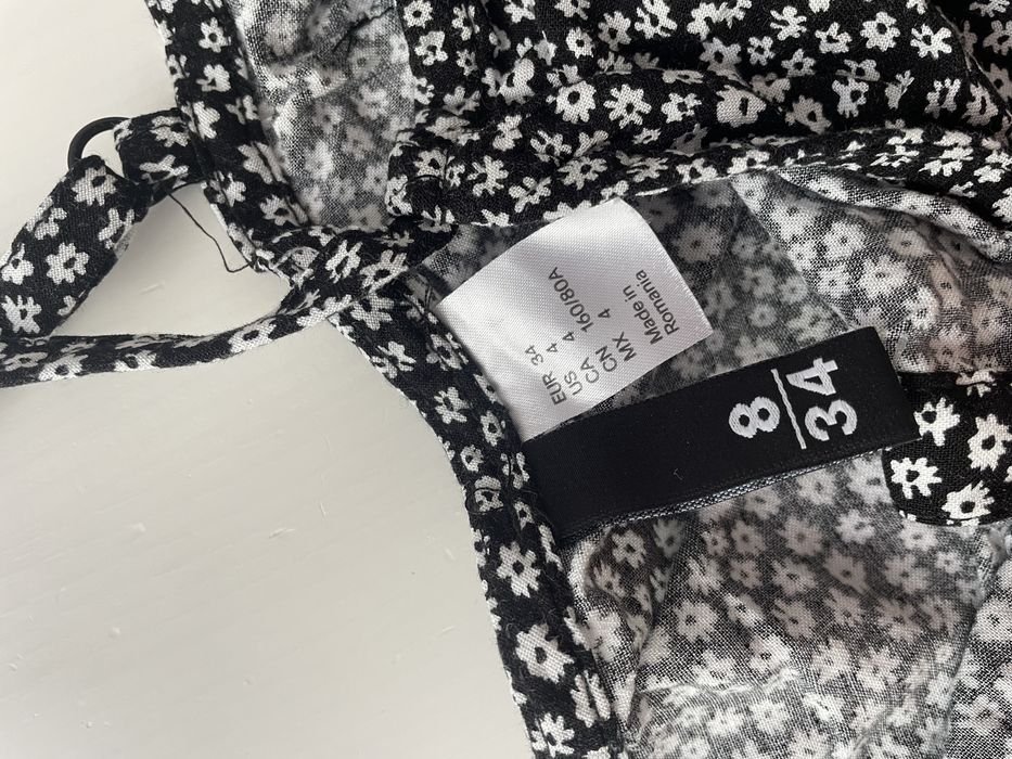 Damska czarno-biała sukienka