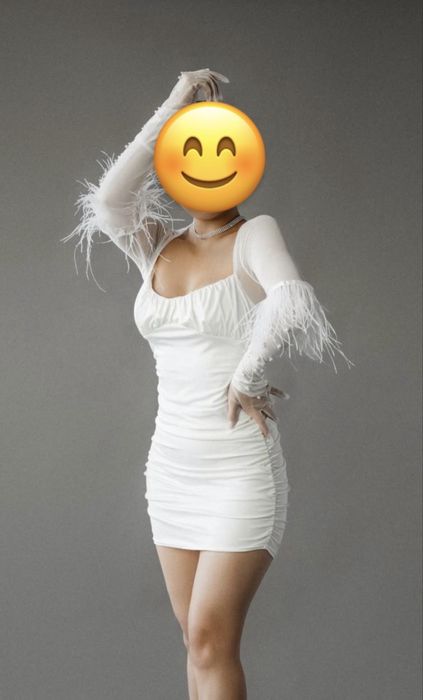 Сукня біла молочна  ідеальна