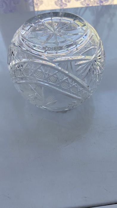 Конфетниця кришталева