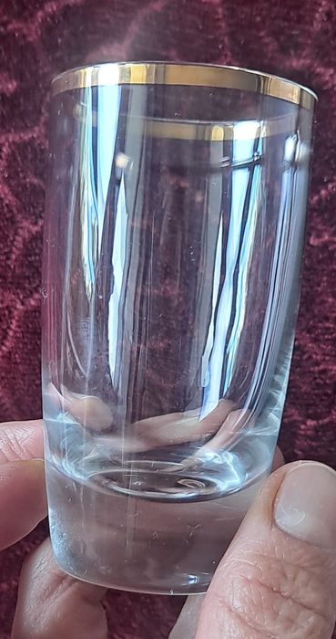 Duże kieliszki do wódki 6 szt z czasów PRL