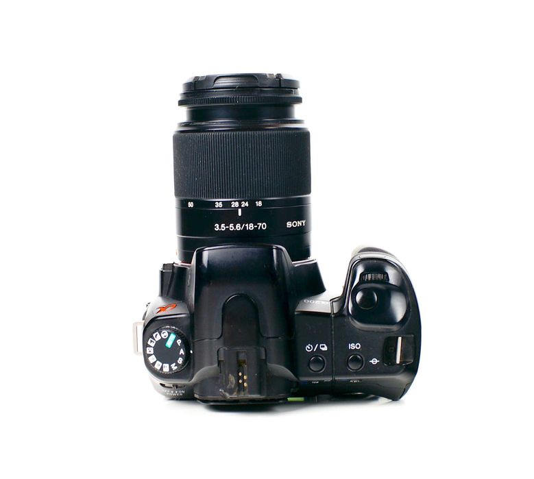 Sony A200 Giga Zestaw 18-70 Nowa Bateria 1GB Usb Torba 100% OK