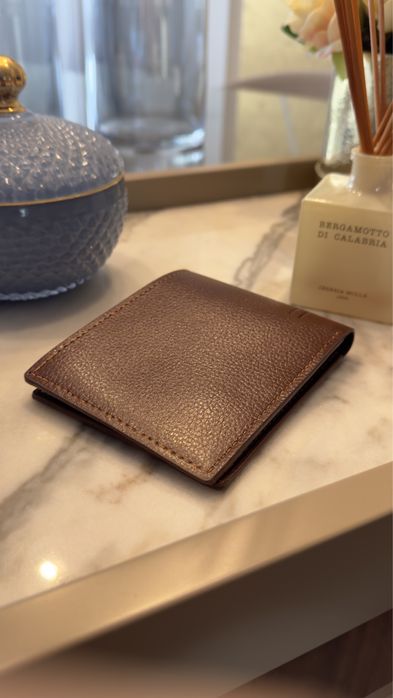 Carteira de couro personalizavel