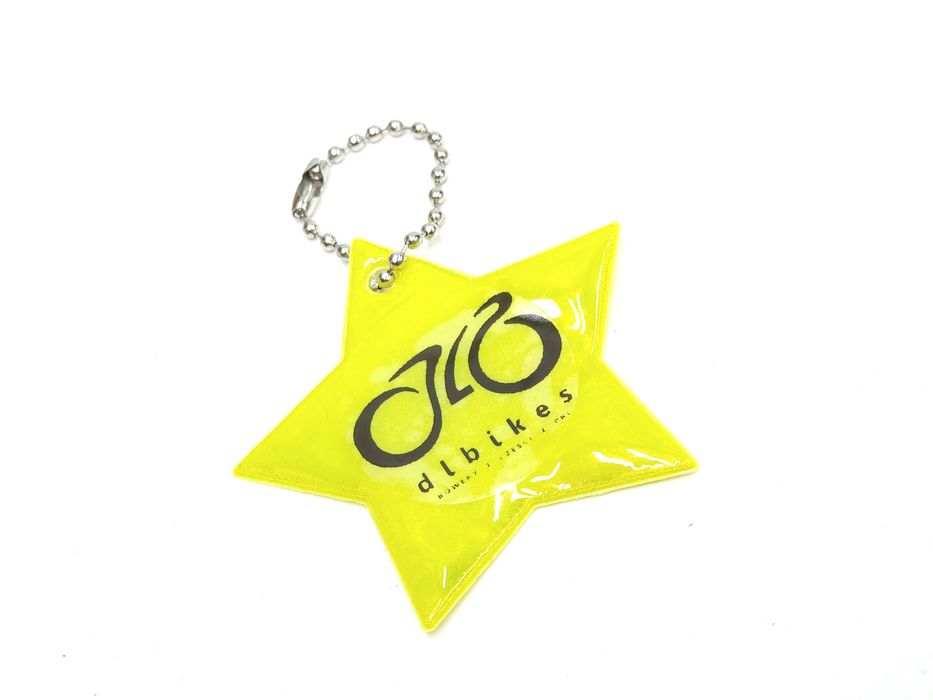NOWY Odblask breloczek przywieszka Oryginał DLBIKES do roweru plecaka