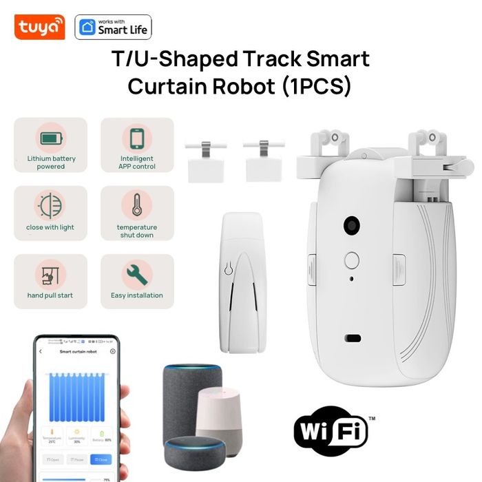 Motor/Robot para cortinas - WIFI - SMART LIFE ou TUYA