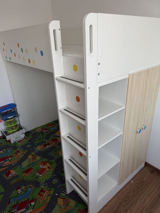 Łóżko piętrowe Ikea Smastad