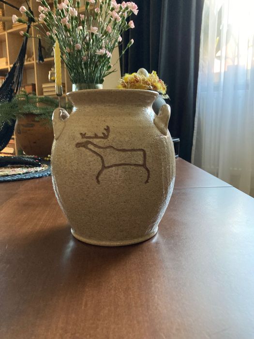 Wazon, ceramika, flakon, pojemnik, rustykalny