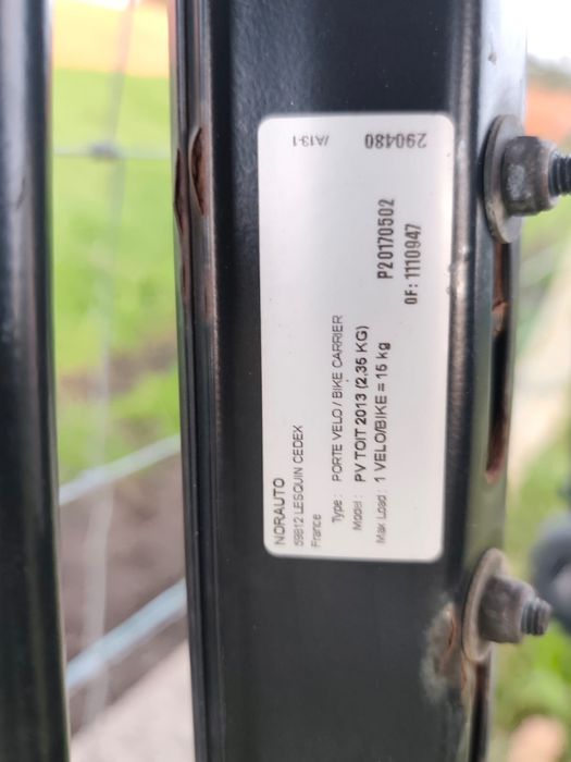 Barras de tejadilho com 3 suportes de bicicletas  para a passat