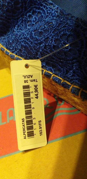 Alpercatas la mer bleu