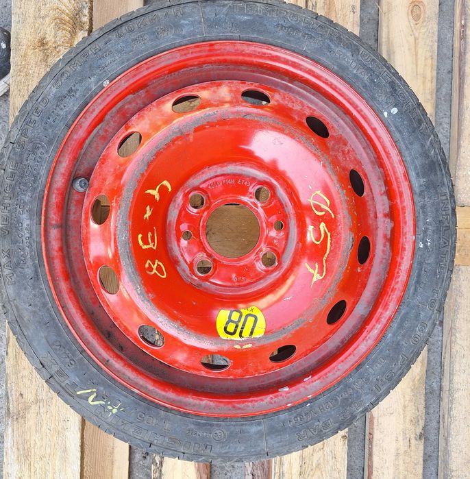 Koło dojazdowe  14 cali opona Michelin  T105/70 R14 rozstaw śrub 4x98 Warszawa-Wawer