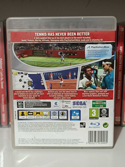PS3 Jogos UFC 2009: Undisputed e Virtua Tennis 4