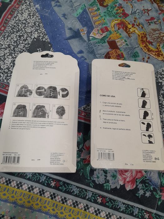 Conjunto de acessórios para o cabelo diversos