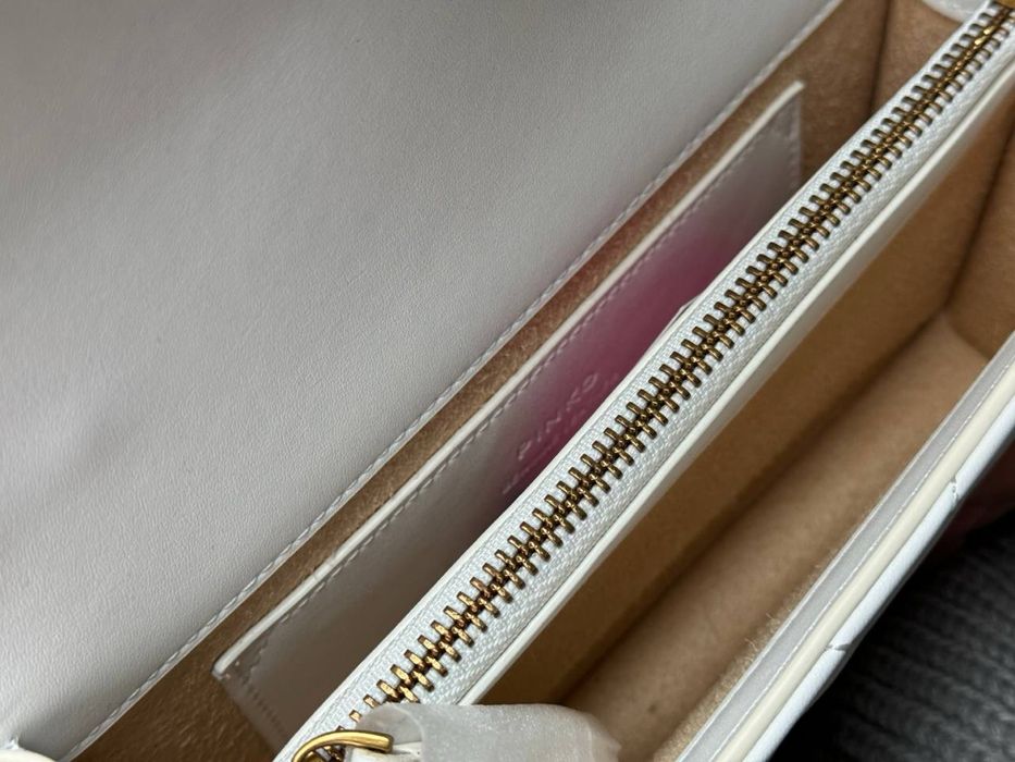 Сумочка Pinko Mini Love Bag One Simply Puff White