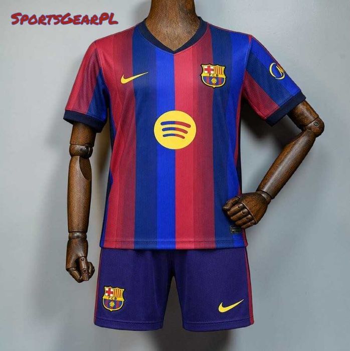 NOWOŚĆ! 26/27 FC Barcelona Komplet Domowy 135-145 cm
