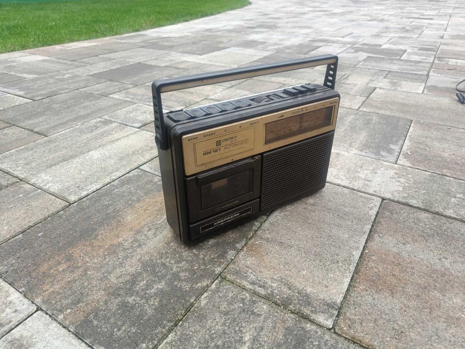 Kultowy Radiomagnetofon Unitra Kasprzak RM 121 Automatic PRL Retro Vintage