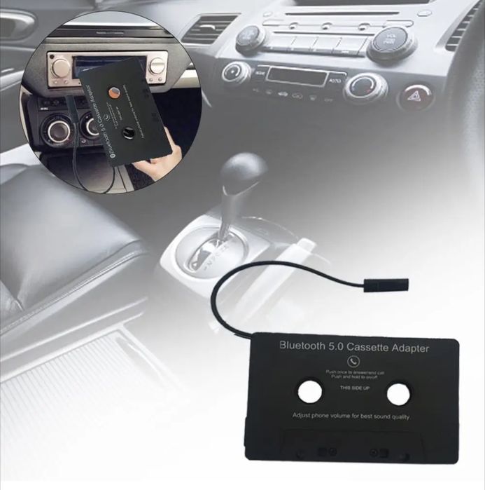 (Bluetooth) касета адаптер зі стереоголовкою, модуляр для автомагнітол