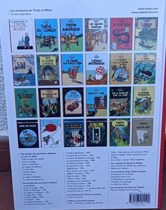 Livro Les Aventures De Tintin "Tintin au Tibet"