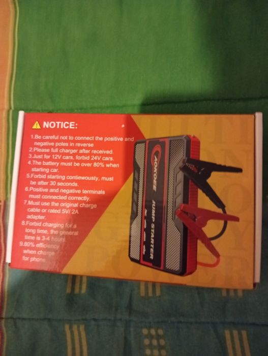 Booster(arrancador) bateria Novos