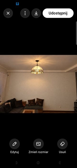 Lampa  sufitowa Tiffaniego