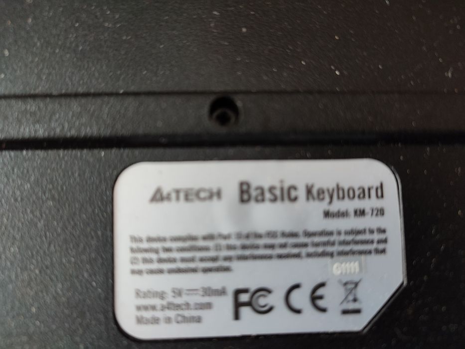 Дротова клавіатура A4 Tech KM-720