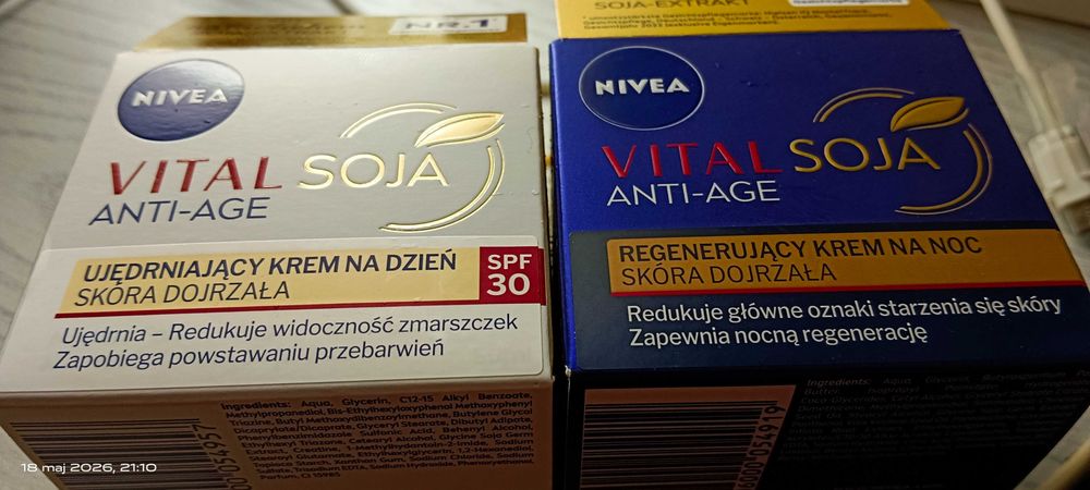 Sprzedam dwa kremy Nivea