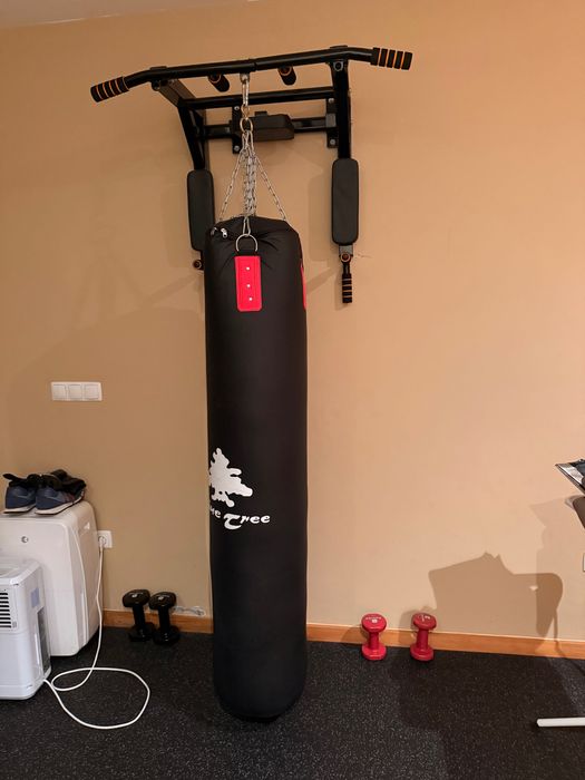 Saco de box e suporte