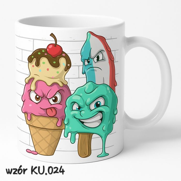 Kubek ceramiczny z grafiką