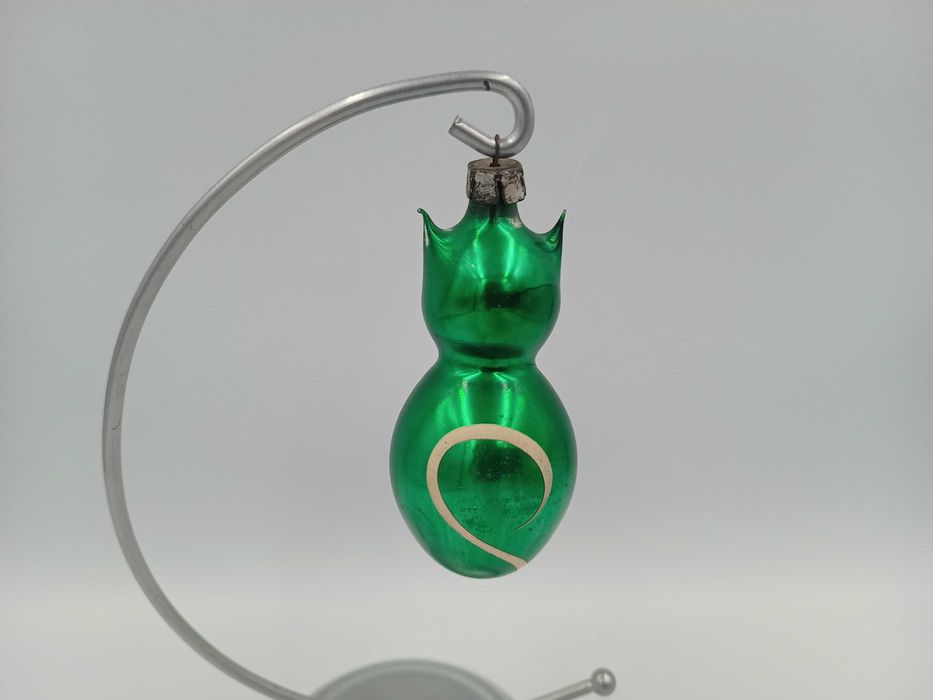 Stara bombka z PRL kotek kot bombki na choinkę