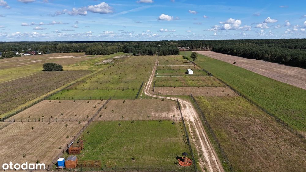 Działki budowlane, wodociąg, prąd, 1,5 km j. Lucieńskie