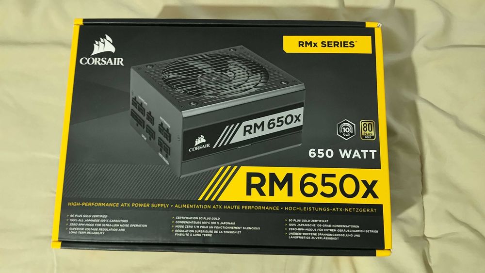 PROMOÇÃO - CORSAIR - RMX Series RM650X 80 PLUS Gold Fully Modular ATX Power Supply