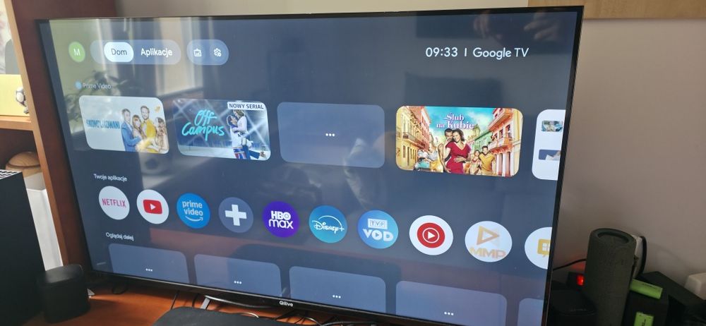 Telewizor 43 cale 4k Google tv