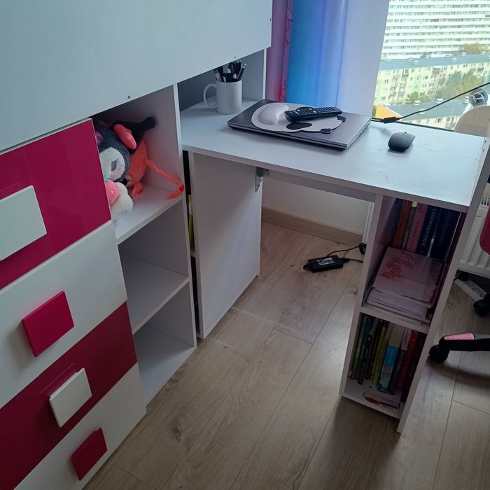 Łóżko piętrowe na andresoli