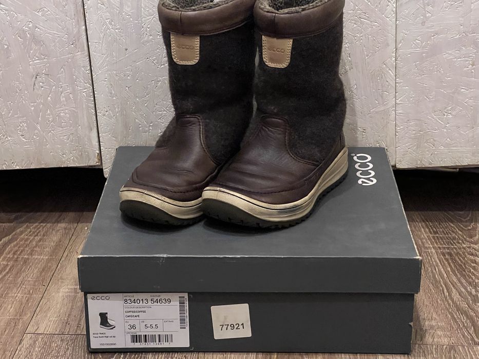 Сапоги ECCO 36 р колір Кава