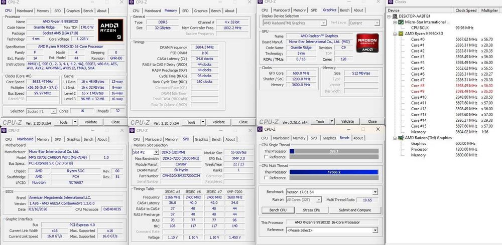 PC GAMING Ryzen 9 9950X3D/ X870E/ DDR5 32 GB/ NM1090 Pro 2 TB
