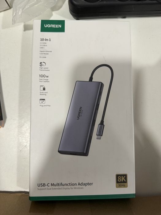 Usb hub ugreen usb c адаптор перехідник югрін