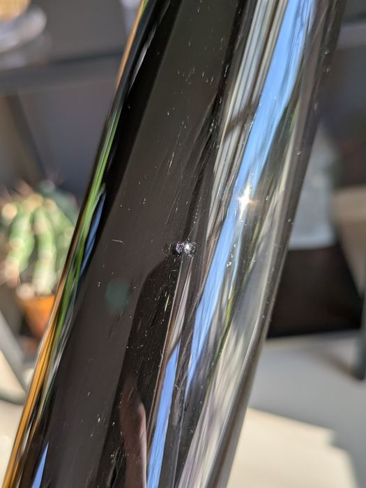 Vintage czarny wazon tuba Graal Germany